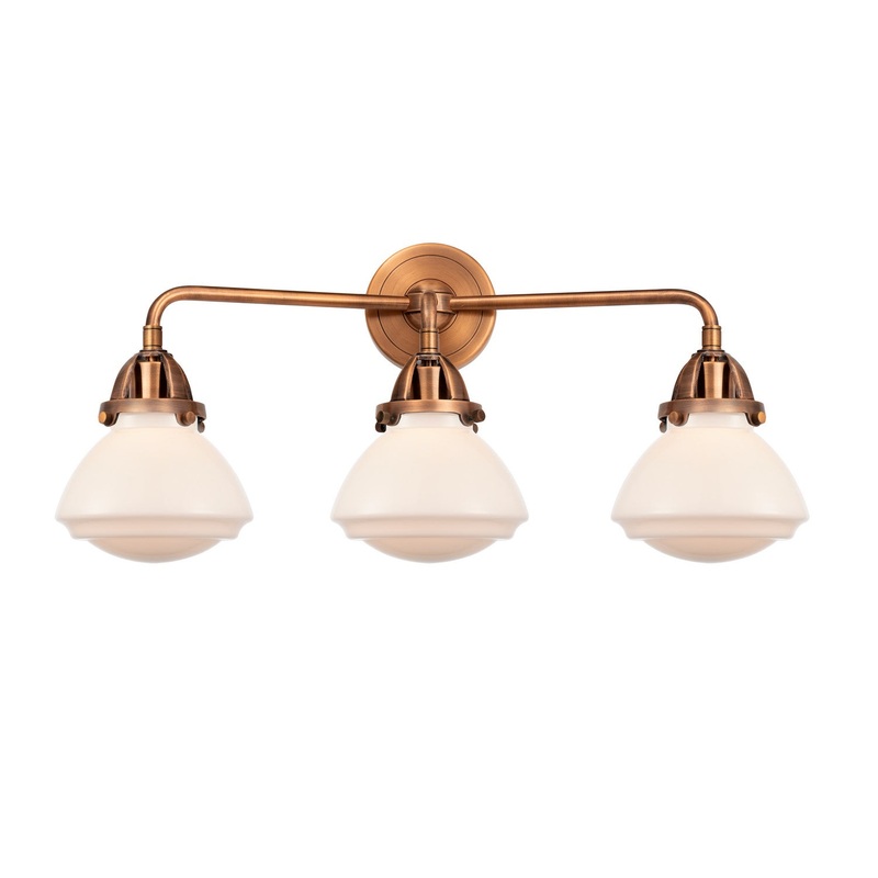 Nouveau 2 Three Light Bath Vanity - I58423347948