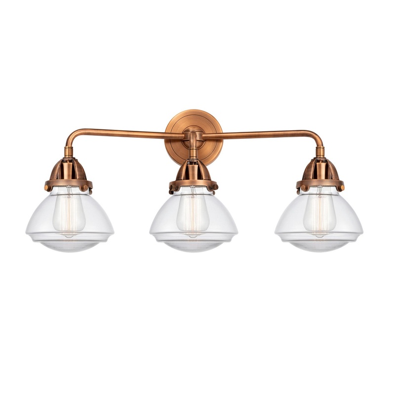 Nouveau 2 Three Light Bath Vanity - I58423347951
