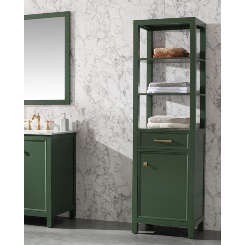 21" Bainbridge Collection Vogue Green Linen Cabinet - I58423340467