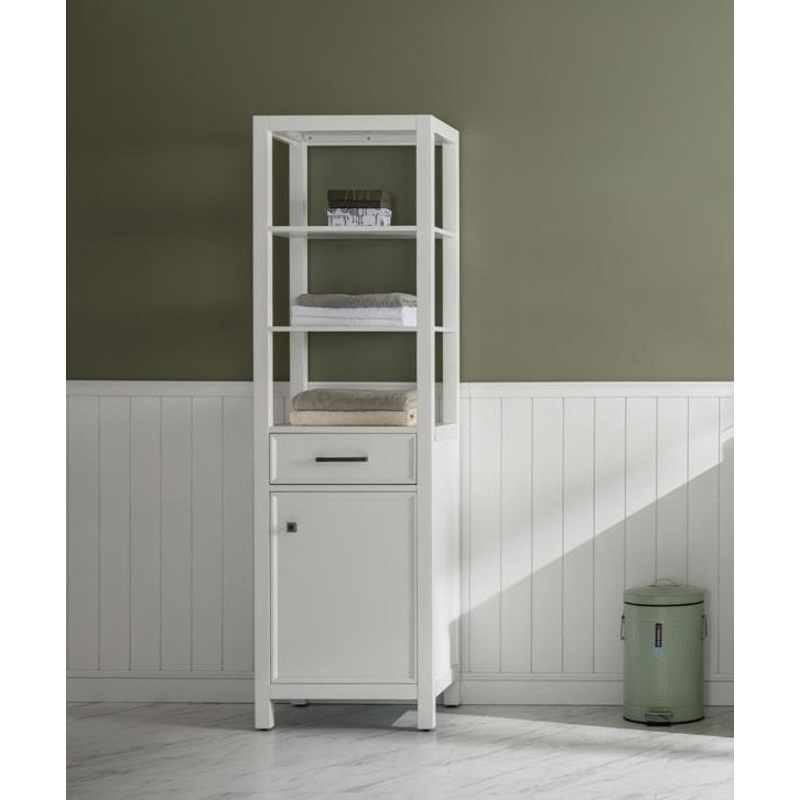 21" Bainbridge Collection White Linen Cabinet - I58423340239