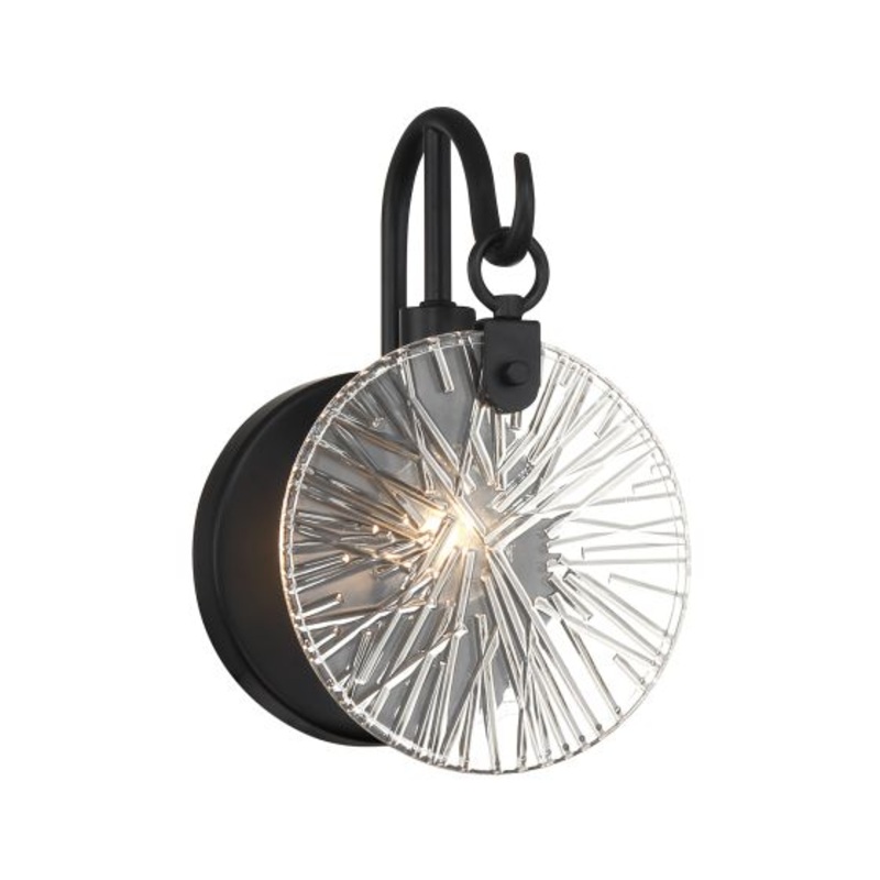 Addison 1-Light Bathroom Vanity Light in Matte Black - I58423339876