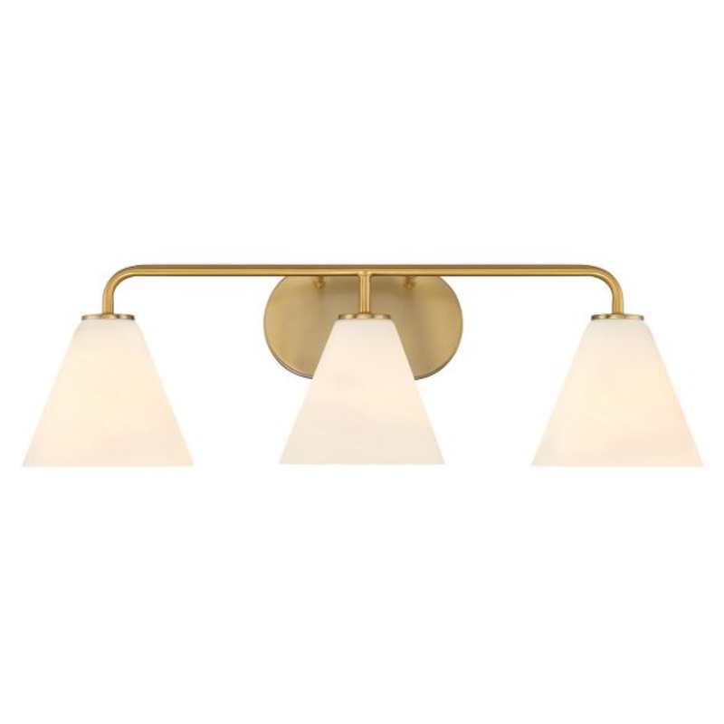 Blair 3-Light Bathroom Vanity Light in Warm Brass - I58423339920