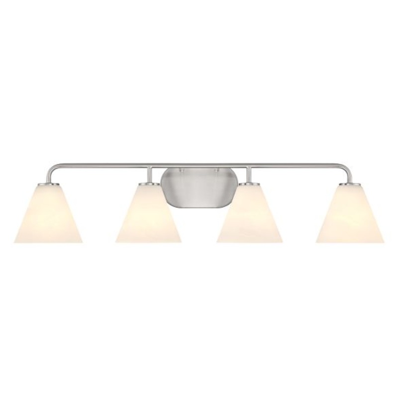 Blair 4-Light Bathroom Vanity Light in Satin Nickel - I58423339942
