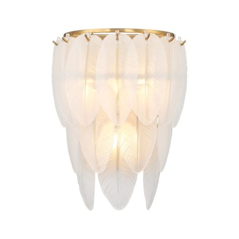 Boa 3-Light Wall Sconce in Warm Brass by Breegan Jane - I58423339855