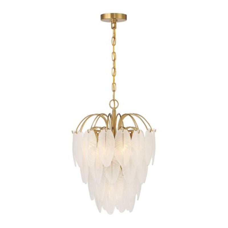 Boa 5-Light Chandelier in Warm Brass by Breegan Jane - I58423339879