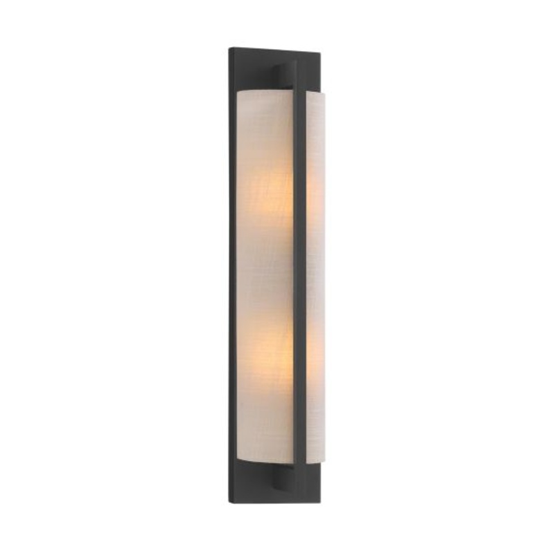 Carver 2-Light Wall Sconce in Matte Black - I58423339869