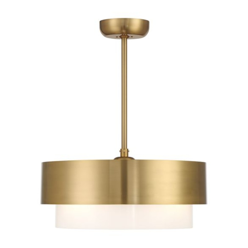 Diana LED Fan D'Lier in Warm Brass - I58423339953