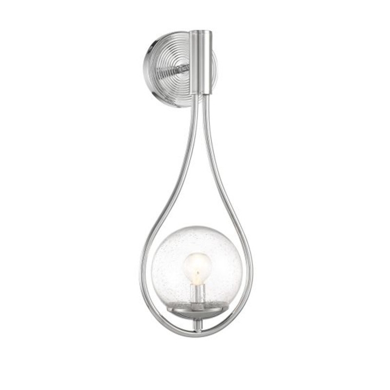 Encino 1-Light Wall Sconce in Polished Chrome - I58423339901
