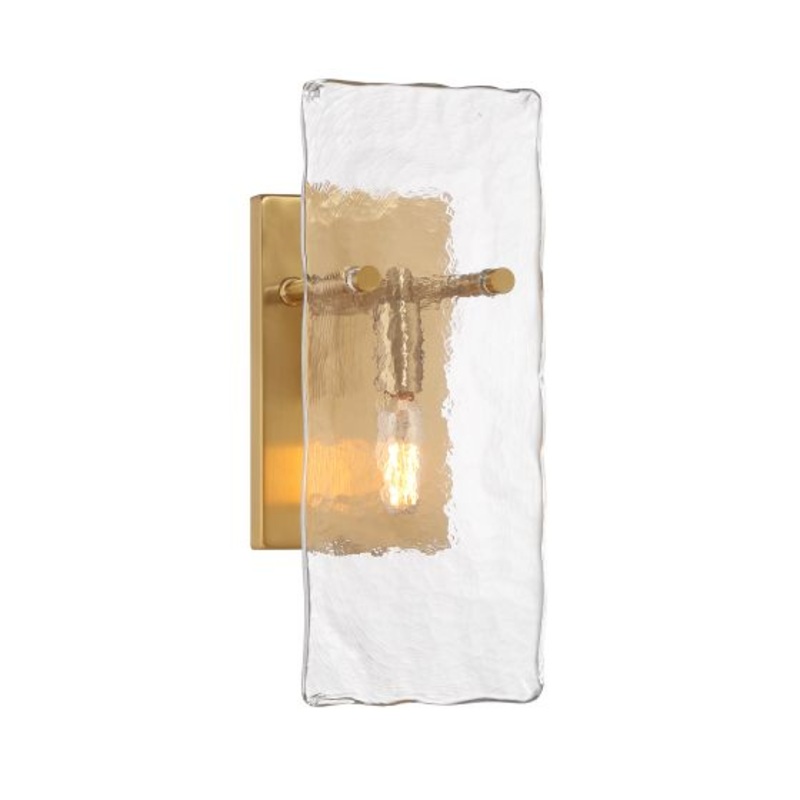 Genry 1-Light Wall Sconce in Warm Brass - I58423339886
