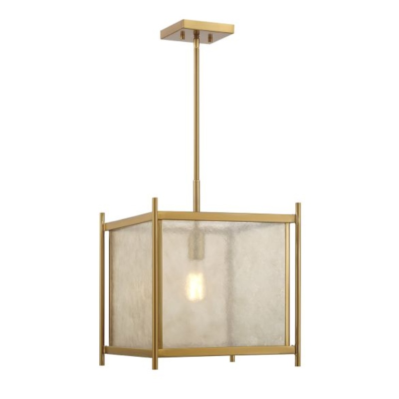 Jacobs 1-Light Pendant in Warm Brass - I58423339918