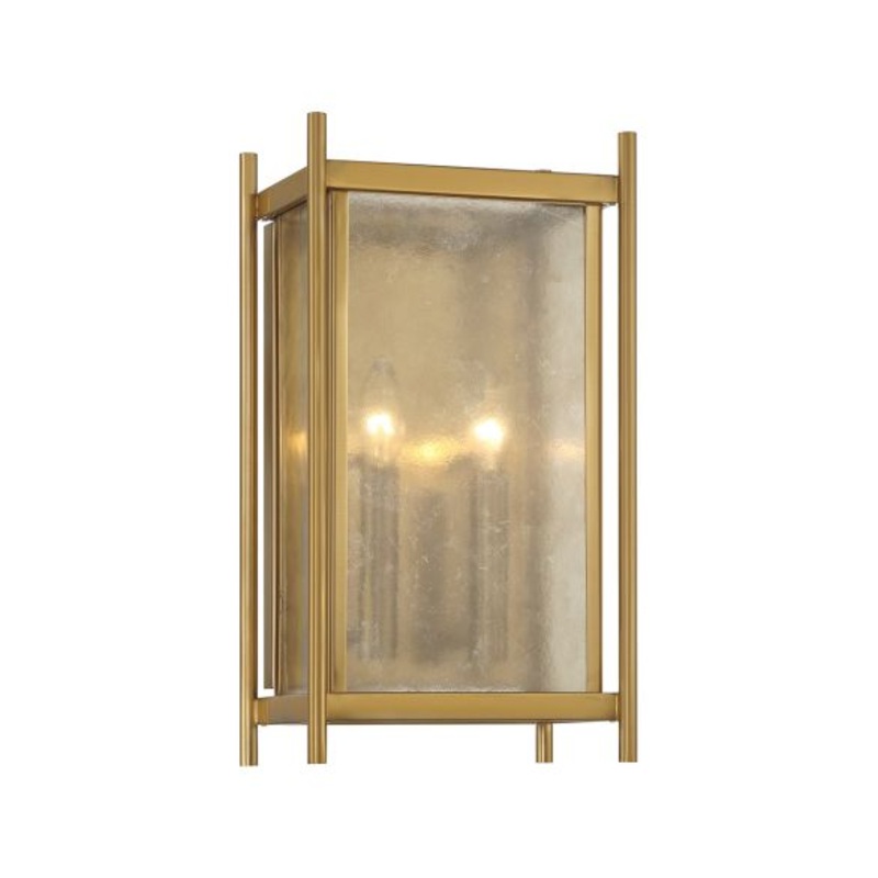 Jacobs 2-Light Wall Sconce in Warm Brass - I58423339932
