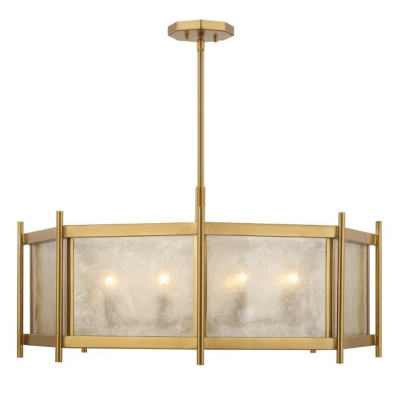 Jacobs 8-Light Chandelier in Warm Brass - I58423339878