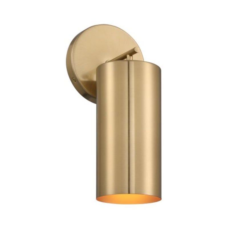 Lio 1-Light Wall Sconce in Noble Brass by Breegan Jane - I58423339840