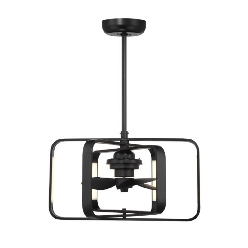 Lynx LED Fan D'Lier in Matte Black - I58423339937