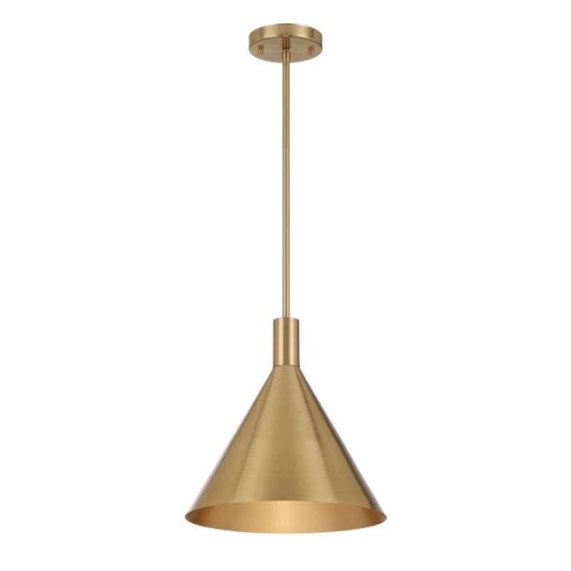 Pharos 1-Light Pendant in Noble Brass by Breegan Jane - I58423339860