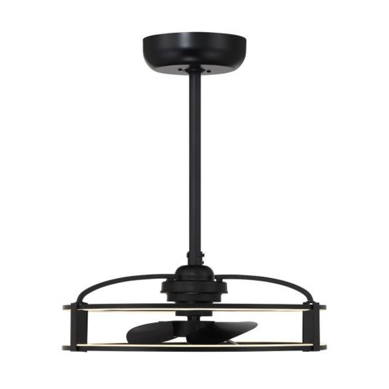 Vesta LED Fan D'Lier in Matte Black - I58423339927