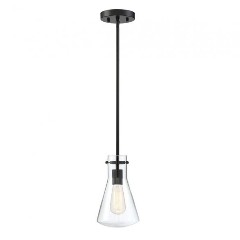 1-Light Pendant in Matte Black - I58423339729