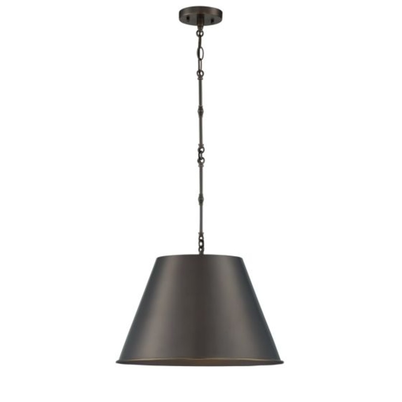 Alden 1-Light Pendant in Old Bronze - I58423339715