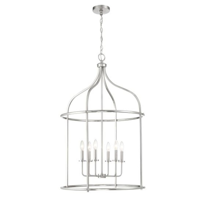 Brookstone 6-Light Pendant in Satin Nickel - I58423339660