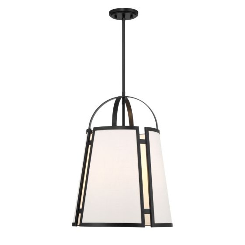 Chartwell 4-Light Pendant in Matte Black - I58423339652