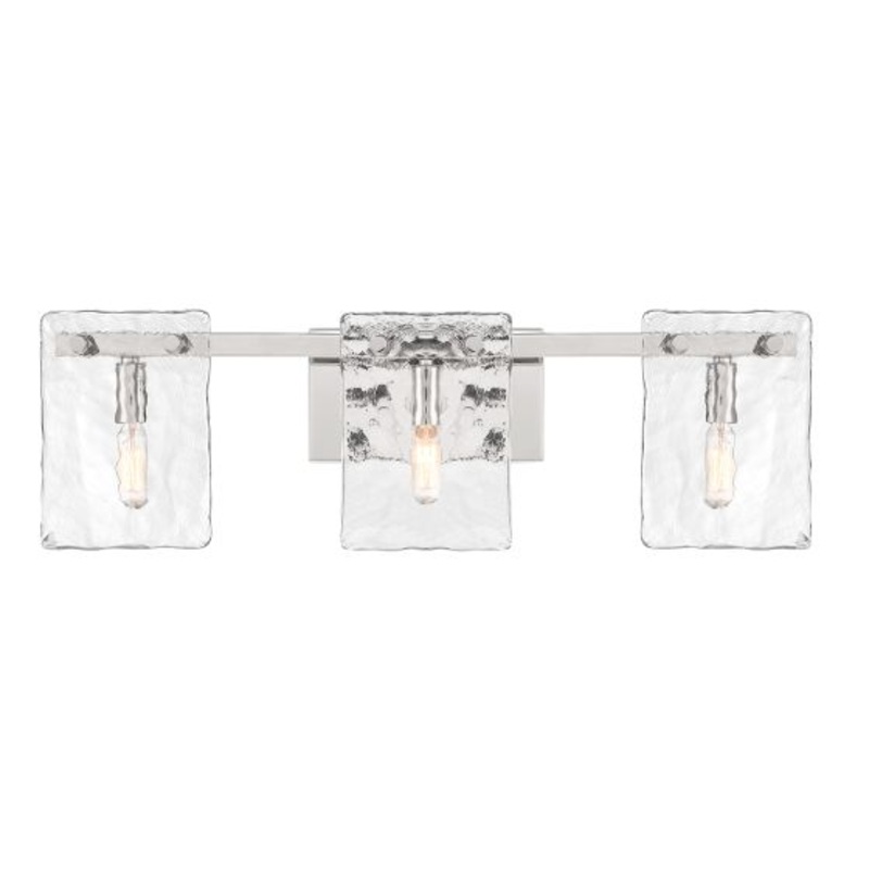 Genry 3-Light Bathroom Vanity Light in Polished Nickel - I58423339777