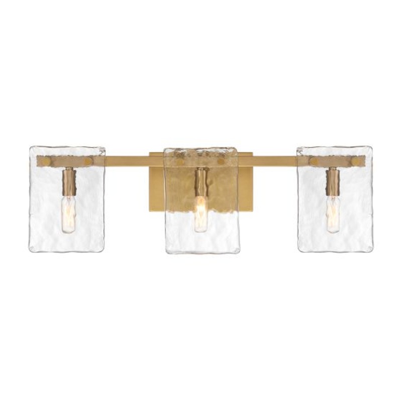 Genry 3-Light Bathroom Vanity Light in Warm Brass - I58423339778