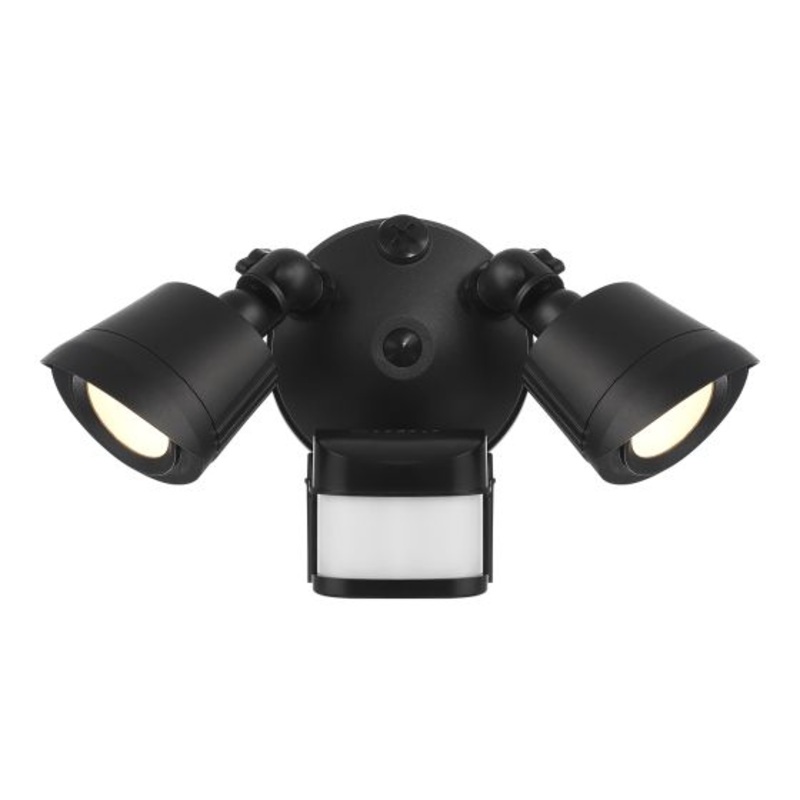 LED Motion Sensored Double Flood Light in Black - I58423339644
