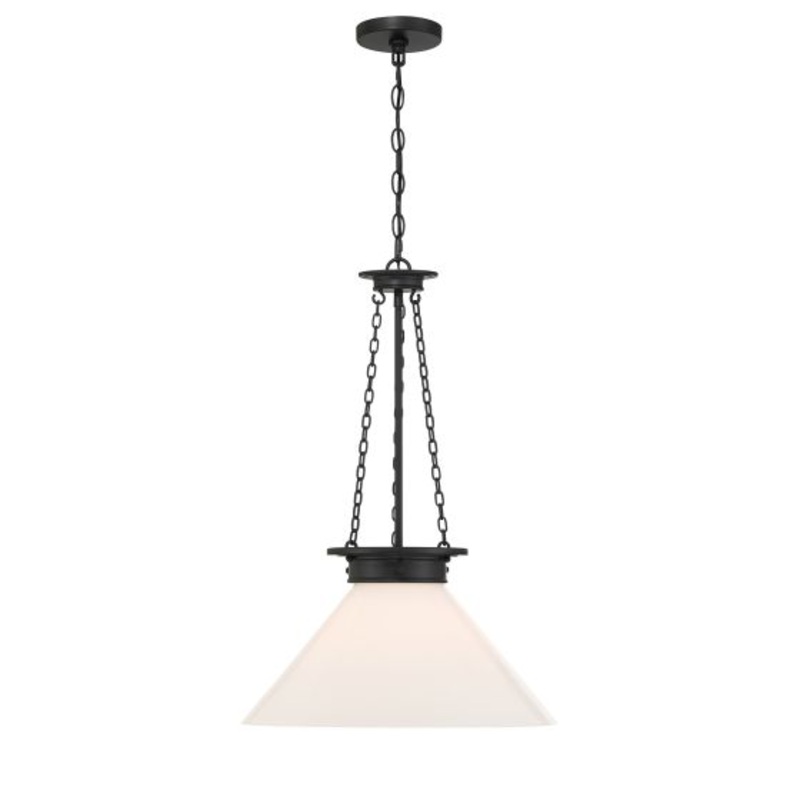 Myers 1-Light Pendant in Matte Black - I58423339663