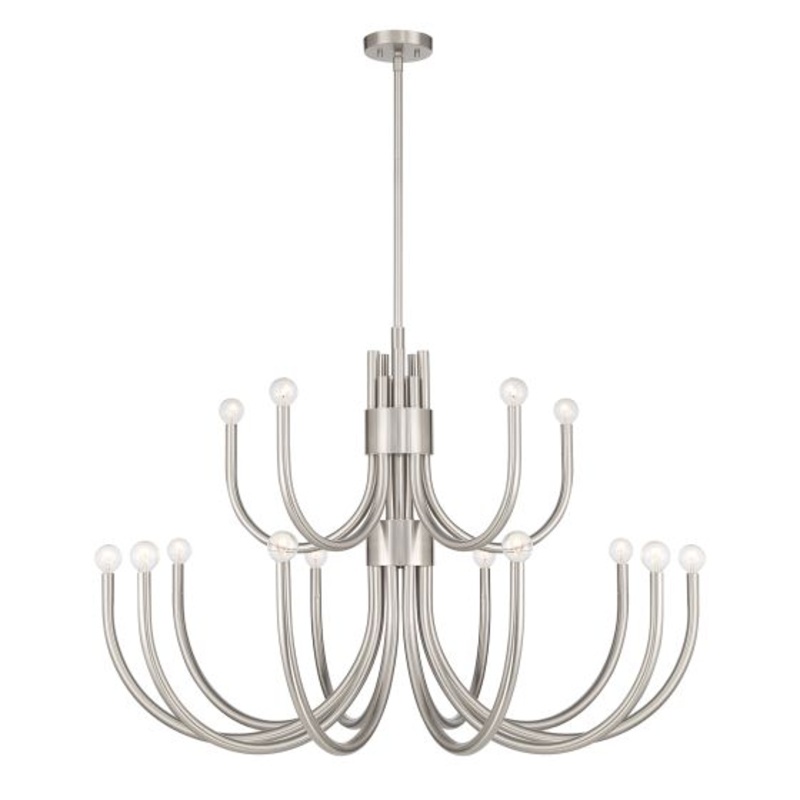 Sorrento 15-Light Chandelier in Satin Nickel - I58423339799