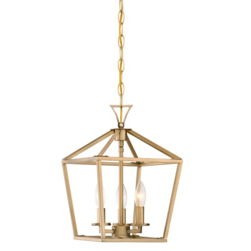Townsend 3-Light Pendant in Warm Brass - I58423339828