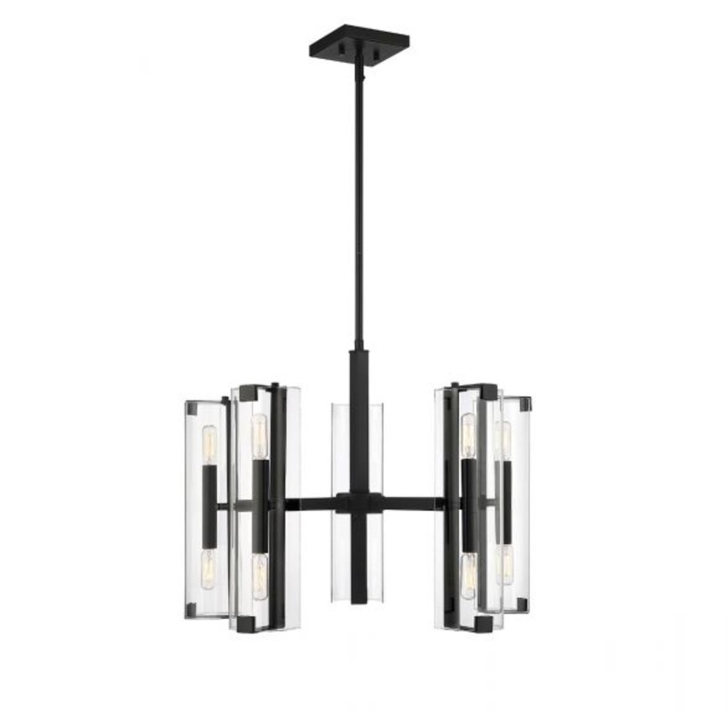 Winfield 10-Light Chandelier in Matte Black - I58423339683