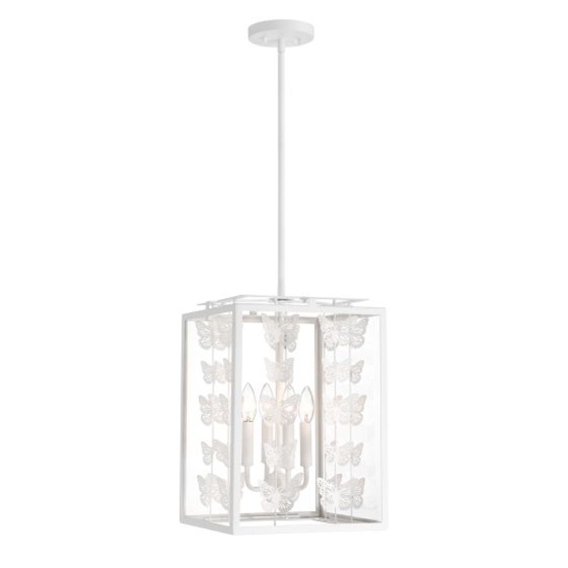 Birch 4-Light Pendant in Bisque White - I58423339556