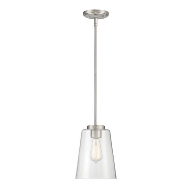 Calhoun 1-Light Pendant in Satin Nickel - I58423339593