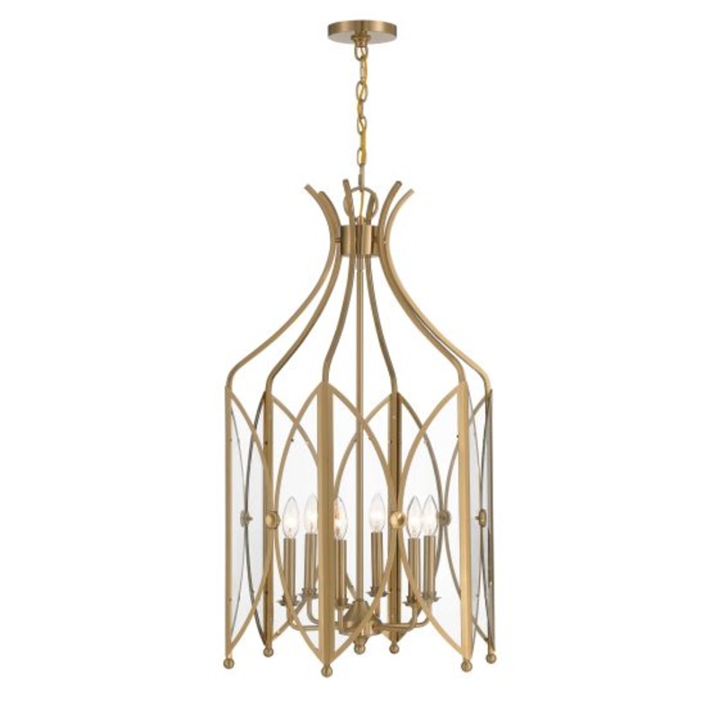 Enclave 6-Light Pendant in Noble Brass - I58423339561