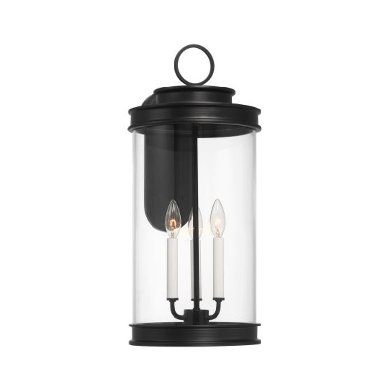 Englewood 3-Light Outdoor Wall Lantern in Matte Black - I58423339580