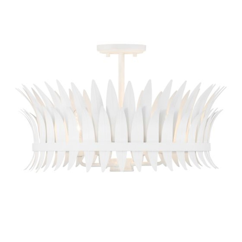 Ensley 4-Light Ceiling Light in Bisque White - I58423339574