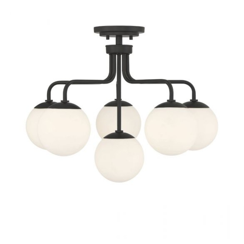 Marco 6-Light Ceiling Light in Matte Black - I58423339420