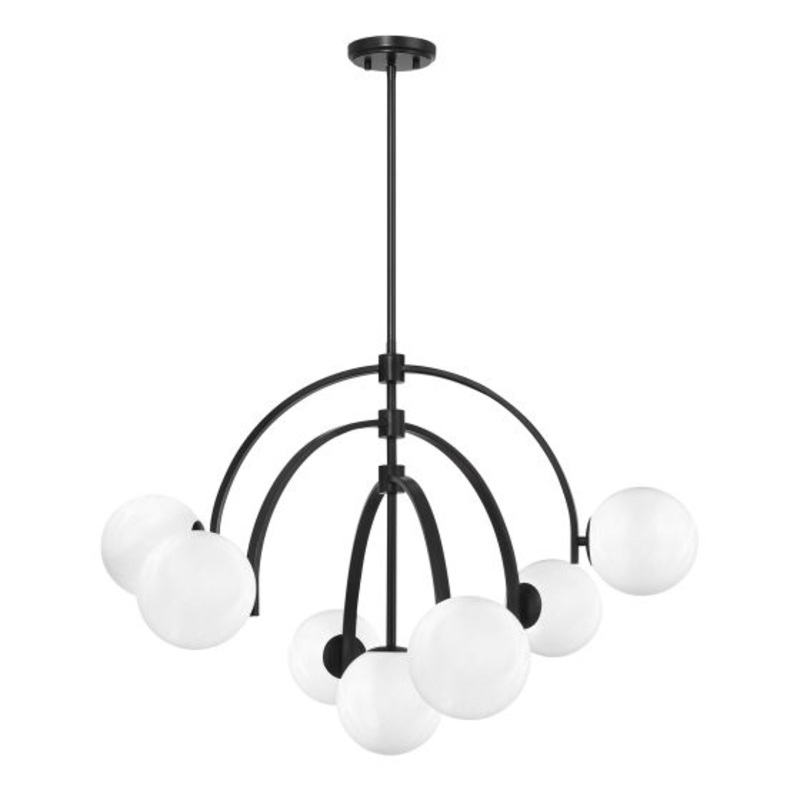 Marias 7-Light Chandelier in Matte Black - I58423339548