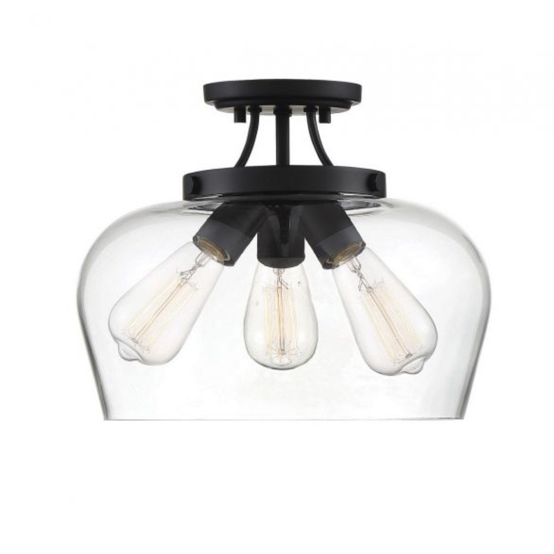 Octave 3-Light Ceiling Light in Black - I58423339492
