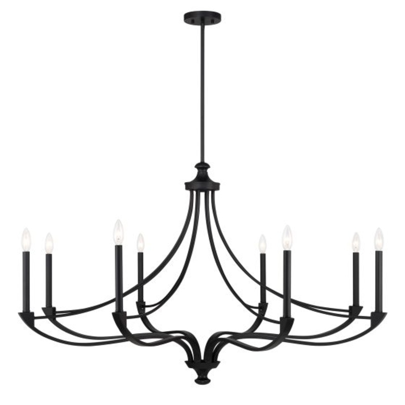 Preserve 8-Light Chandelier in Matte Black - I58423339553