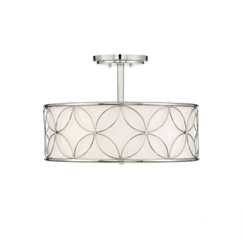 Reid 4-Light Ceiling Light in Polished Nickel - I58423339434