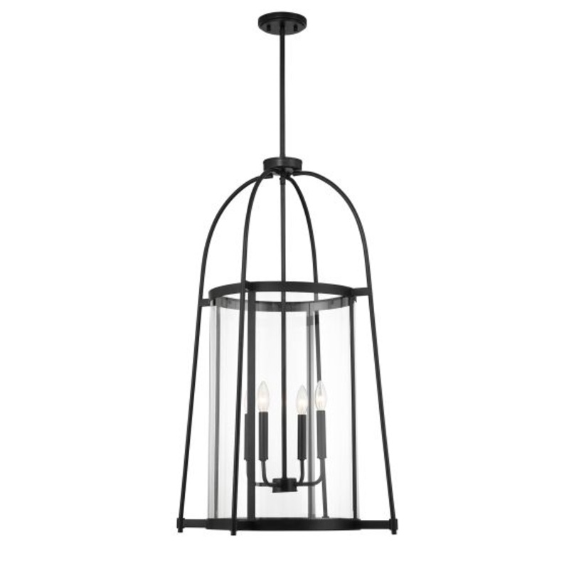 Rosedale 4-Light Pendant in Matte Black - I58423339564