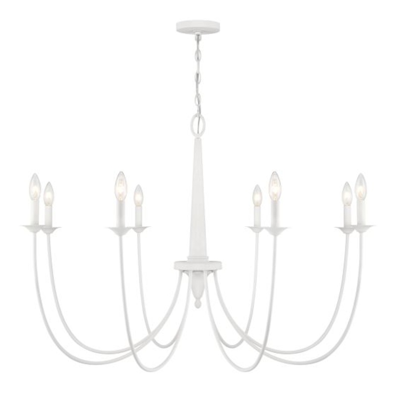 Stonecrest 8-Light Chandelier in Bisque White - I58423339454