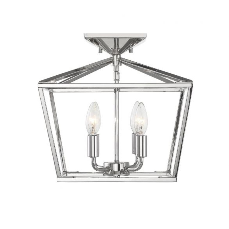Townsend 4-Light Ceiling Light in Polished Nickel - I58423339591