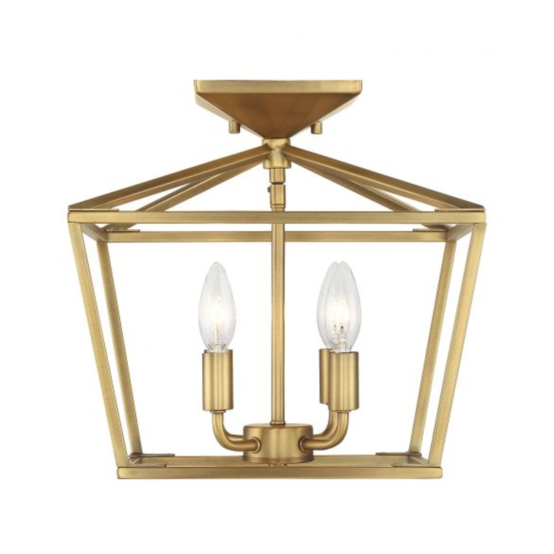 Townsend 4-Light Ceiling Light in Warm Brass - I58423339610