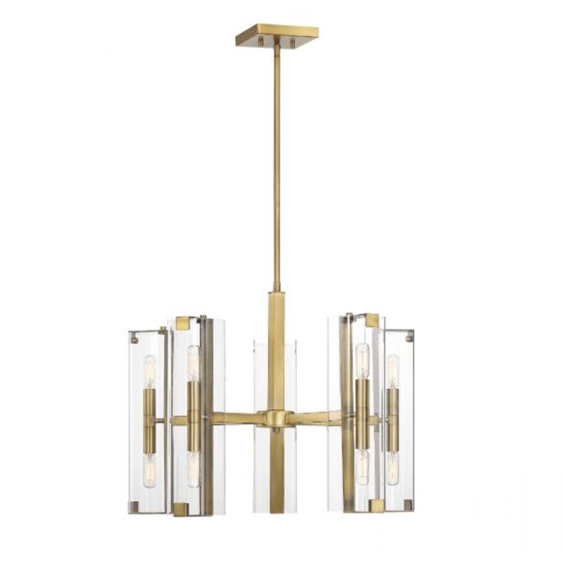 Winfield 10-Light Chandelier in Warm Brass - I58423339495