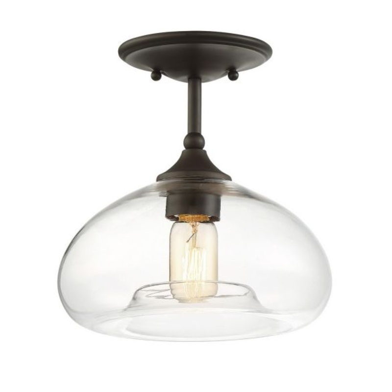 1-Light Ceiling Light in Oil Rubbed Bronze - I58423339412