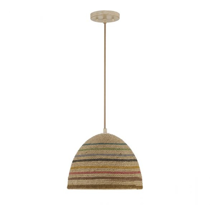 1-Light Pendant in Natural Rattan Color - I58423339298