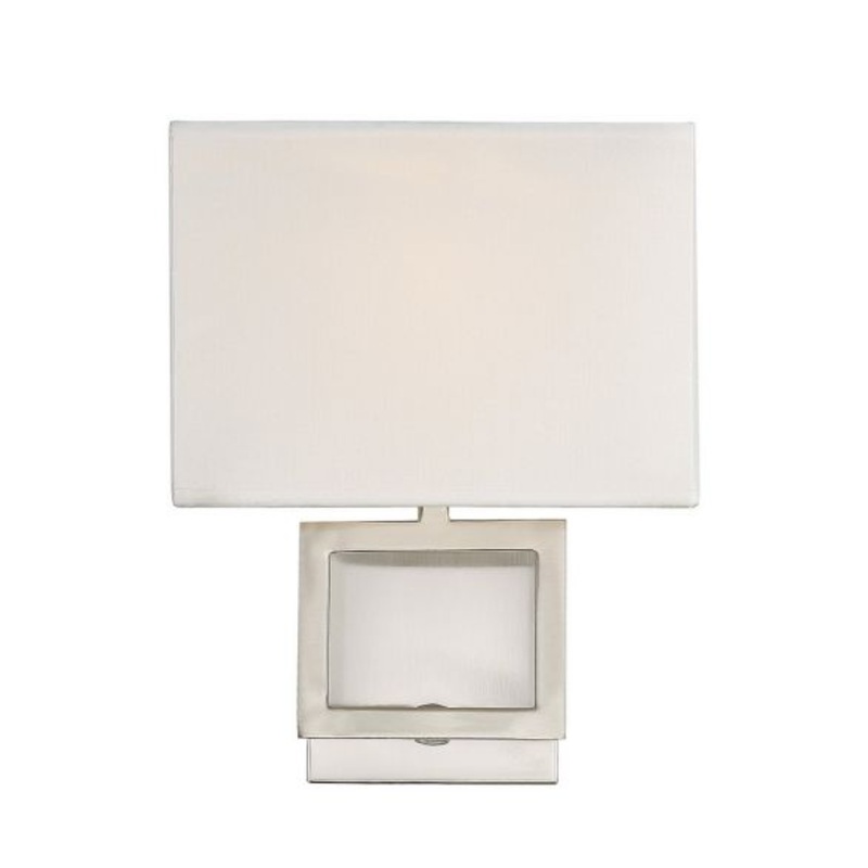 1-Light Wall Sconce in Brushed Nickel - I58423339250