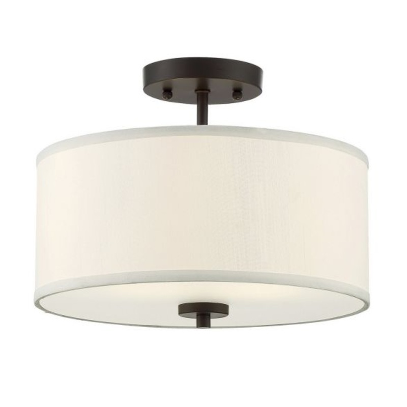2-Light Ceiling Light in Oil Rubbed Bronze - I58423339324